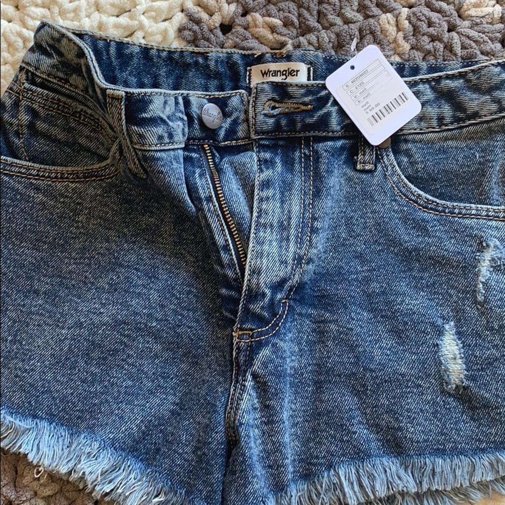 Brand new Wrangler shorts from Free People.